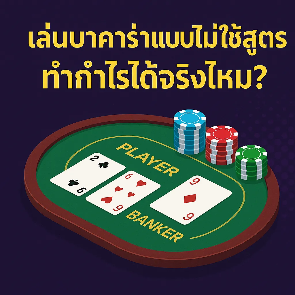 เล่นบาคาร่าแบบไม่ใช้สูตร